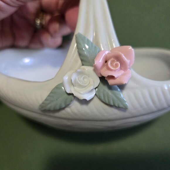 Vintage Ceramic Basket - Picture 3 of 9